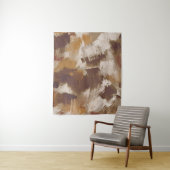 抽象芸術コーヒーカラー絵を描ストローク タペストリー (インサイチュ)