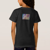 抽象芸術コーラルリーフTシャツ Tシャツ (裏面)