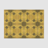 抽象芸術ゴシックの部族スケッチ繰り返しパターン 薄葉紙 (正面)