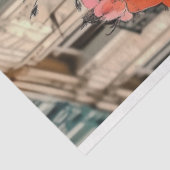 抽象芸術ゴシックガーゴイレブルーバタフライデクページ 薄葉紙 (詳細)