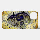 抽象芸術ゴシック色ステンドグラススカル Case-Mate iPhoneケース (裏面 (横))