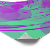 抽象芸術ゴリラのポスター ポスター (角)