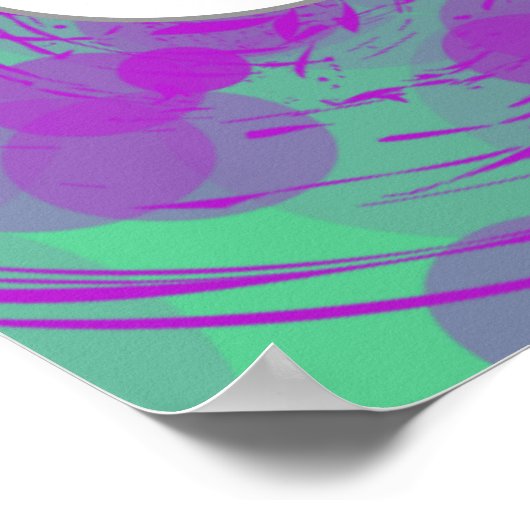 抽象芸術ゴリラのポスター ポスター (角)