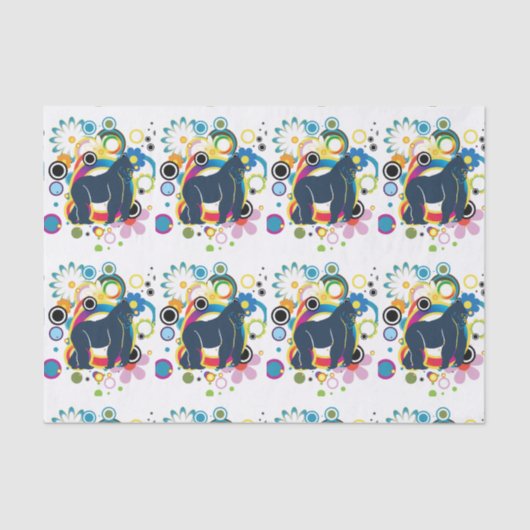 抽象芸術ゴリラティッシュペーパー 薄葉紙 (正面)