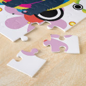 抽象芸術ゴリラパズル ジグソーパズル (側面)