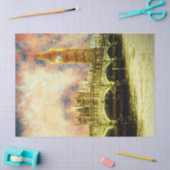 抽象芸術ゴールデンウェストミンスターブリッジ 薄葉紙 (クラフト)