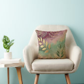 抽象芸術ゴールデンオリーブリーフアートワークスタイル8 クッション (椅子)