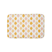 抽象芸術ゴールデンジーパターン背景 バスマット (正面)