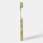 抽象芸術ゴールデンマーブル iPhoneケース (左側面)