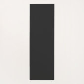 抽象芸術ゴールドフォイルサークルムーンパーソナライズされたブラック ヨガマット (裏面)