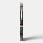 抽象芸術サイエンスフィクションランドスケープとオーブ Case-Mate iPhoneケース (裏面 / 左)