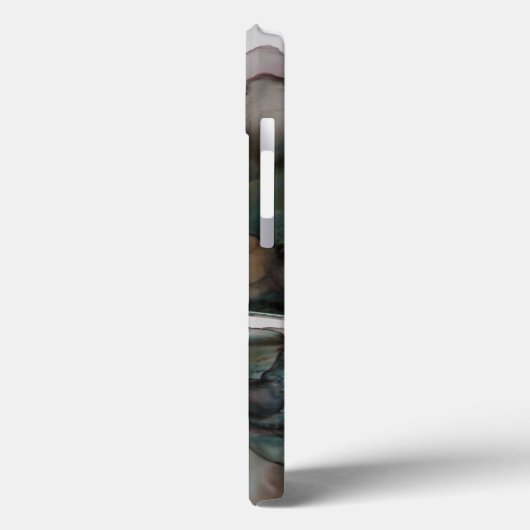 抽象芸術サイエンスフィクションランドスケープとオーブ Case-Mate iPhoneケース (裏面 / 左)