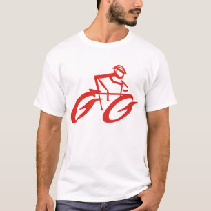 抽象芸術サイクラスポーツTシャツ Tシャツ