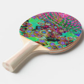 抽象芸術サイケデリックグルーヴィーパープルセダム 卓球ラケット (正面アングル)