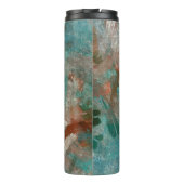 抽象芸術サイケデリックストロークテクスチャ タンブラー (裏面)