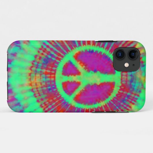 抽象芸術サイケデリックタイダイ和気標識 Case-Mate iPhoneケース (裏面(横))