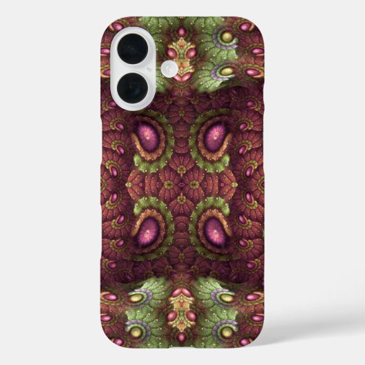 抽象芸術サイケデリックフローラルパターンドアリスのばいせん Case-Mate iPhoneケース (裏面)