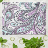 抽象芸術サイケデリックフローラ |キッチンタオル キッチンタオル (折り畳み)