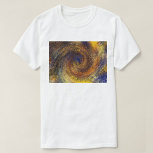 抽象芸術サイケデリック旋回パタカラフルーン Tシャツ