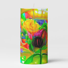 抽象芸術サイケデリック花