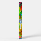 抽象芸術サイケデリック花 Case-Mate iPhoneケース (裏面 / 右)