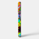 抽象芸術サイケデリック花 Case-Mate iPhoneケース (裏面 / 左)