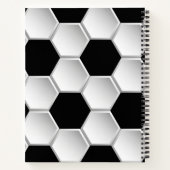 抽象芸術サッカーボール ノートブック (裏面)