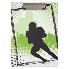 抽象芸術サッカー選手の街並み[eとドット クリップボード