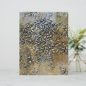 抽象芸術サファリグランジスクラップブック紙シート (スタンド正面)