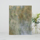 抽象芸術サファリグランジスクラップブック紙シート (スタンド正面)