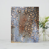 抽象芸術サファリグランジスクラップブック紙シート (スタンド正面)