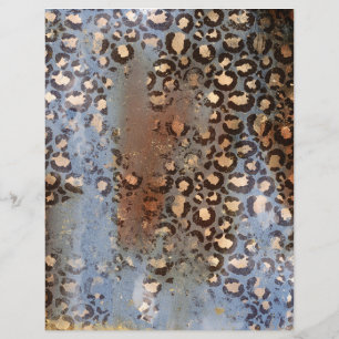 抽象芸術サファリグランジスクラップブック紙シート