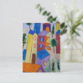 抽象芸術サマービレッジポストカード ポストカード (スタンド正面)