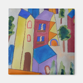 抽象芸術サマービレッジマグネット マグネット