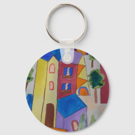 抽象芸術サマービレッジ キーホルダー