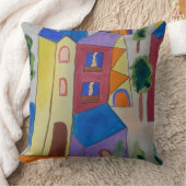 抽象芸術サマービレッジ クッション (ブランケット)