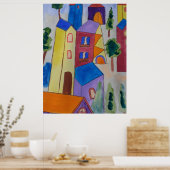 抽象芸術サマービレッジ ポスター (キッチン)