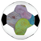 抽象芸術サマーフローラフットボール サッカーボール (回転)