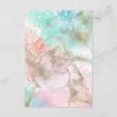 抽象芸術サマー結婚ズ詳細エンクロージャカード エンクロージャーカード (裏面)
