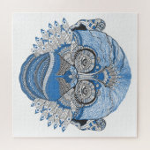 抽象芸術サルデザイン ジグソーパズル (横)