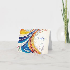 抽象芸術サンキューカード シーズンカード