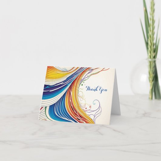 抽象芸術サンキューカード シーズンカード (正面)