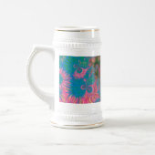 抽象芸術サンゴ ビールジョッキ (左)