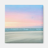 抽象芸術サンセットはハーグのビーチで マグネット (正面)