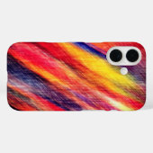 抽象芸術サンセットアートカラーアイフォンケース Case-Mate iPhoneケース (裏面 (横))