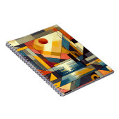 抽象芸術サンセットアートデザイン ノートブック (右側)