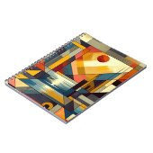 抽象芸術サンセットアートデザイン ノートブック (左側)