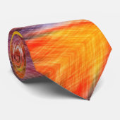 抽象芸術サンセットカラーネックタイ ネクタイ (ロール)