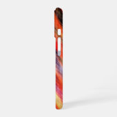 抽象芸術サンセットカラーiPhoneケース iPhone 16ケース (左側面)