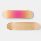 抽象芸術サンセットグラデーション スケートボード (横)